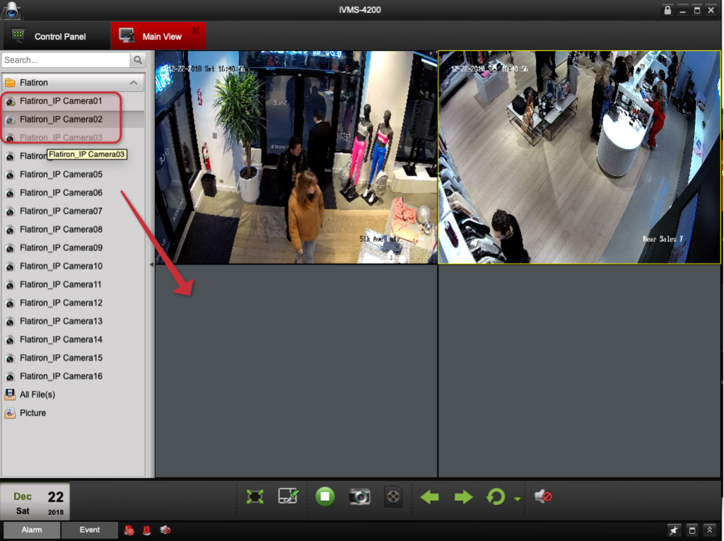 Hikvision live view plugin