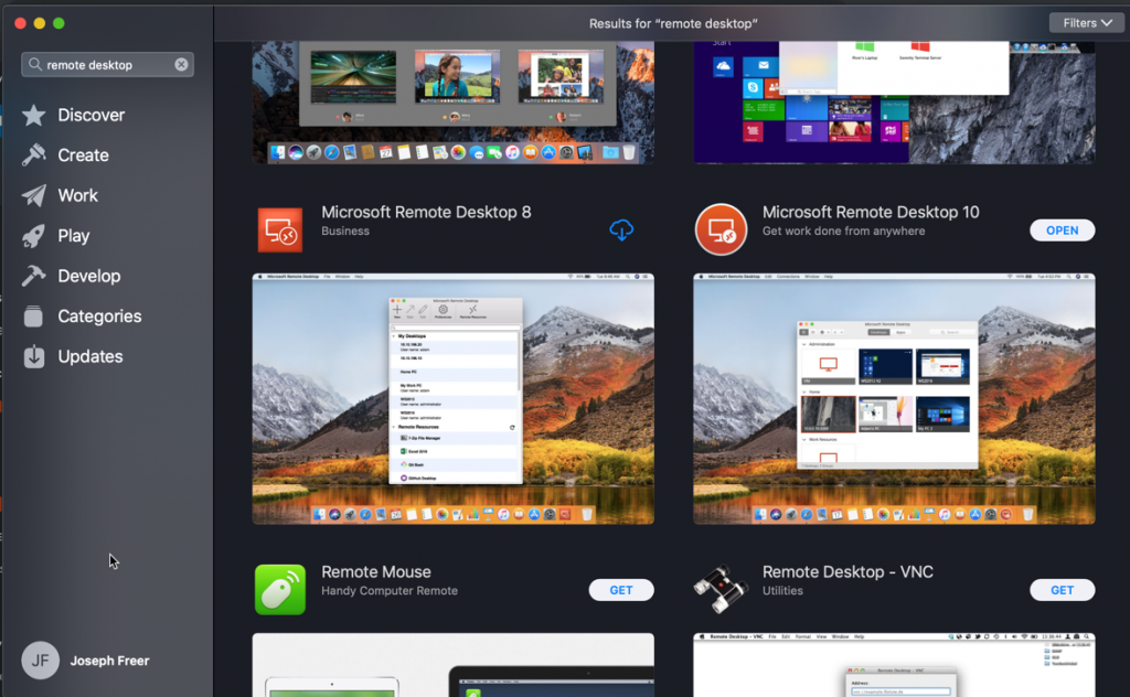 mac osx remote desktop client